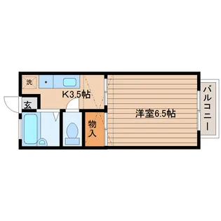 ファインハイツ【1階】の間取り