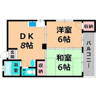小山マンション【3階】の間取り