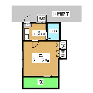 ソネット2172【1階】の間取り