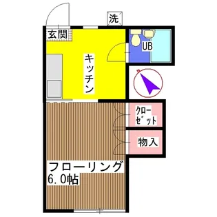 新井ハイツ【1階】の間取り