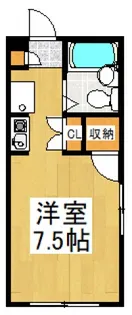 クレッセント秋津【2階】の間取り