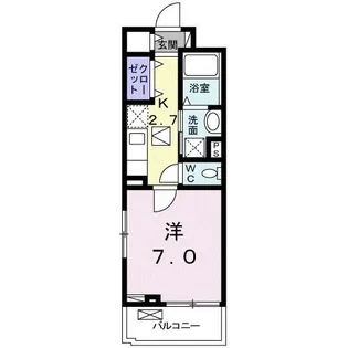 アベニール・I【1階】の間取り