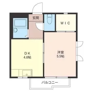 クレスト善行【2階】の間取り