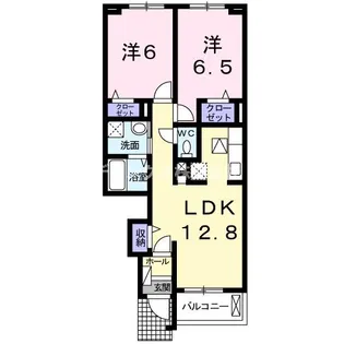 サンリット【1階】の間取り