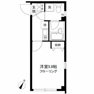 タウンコート【2階】の間取り