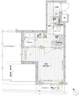 メインステージ赤塚【5階】の間取り