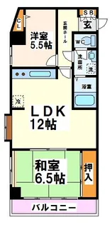 コート櫻参道【5階】の間取り