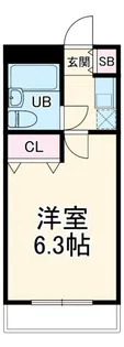 METEORIT弐番館【3階】の間取り