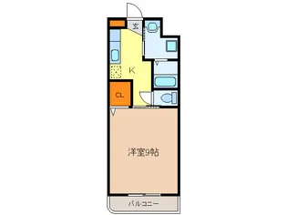 アンジュール川方【3階】の間取り