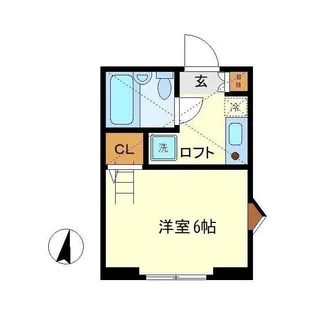 ローズマンション【2階】の間取り