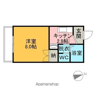 コーポ吉田【2階】の間取り