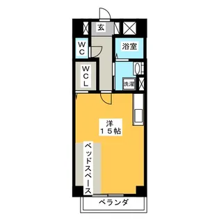 クレスト【2階】の間取り