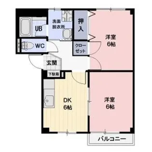 サープラス田島【1階】の間取り