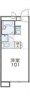 レオパレスChuchiku【2階】の間取り