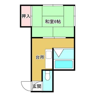 上村荘 1【2階】の間取り