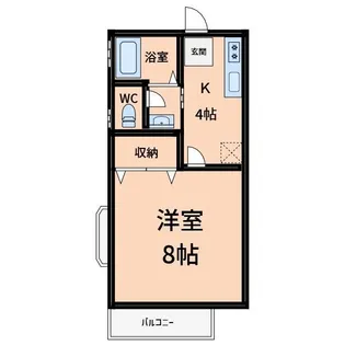 ルミエールII【1階】の間取り