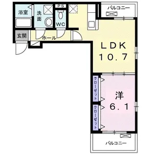 ウェル パーク II【3階】の間取り