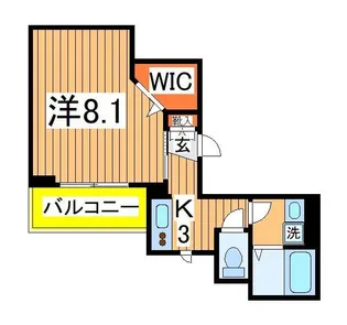 エクセルメゾン北柏【1階】の間取り