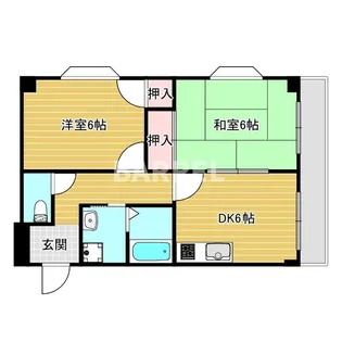 ドリームハイツ【2階】の間取り