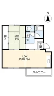 UR春木【5階】の間取り