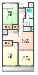 ドミールカメリア【3階】の間取り