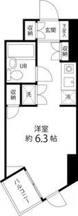ドミトリー原町田【7階】の間取り
