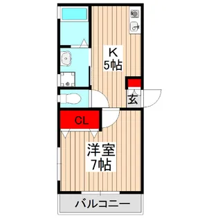 メゾンのびとめ【1階】の間取り