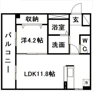 セレーノ【2階】の間取り