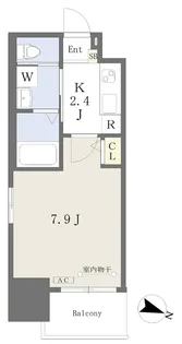 L’AZURE SENDAI【13階】の間取り