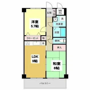 ブローディア【3階】の間取り