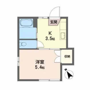 HINOハイツ【2階】の間取り