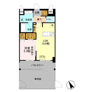LUMIERE【1階】の間取り