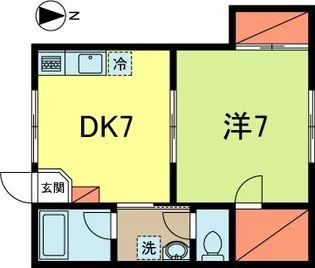 サイプレスホームズ【1階】の間取り