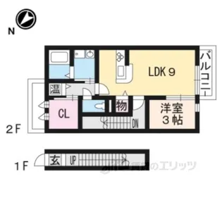 ルイエレイ【2階】の間取り