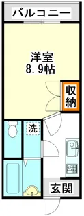 エレガンスハイツ新町【1階】の間取り
