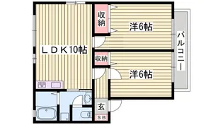 サンフォーレストC【2階】の間取り