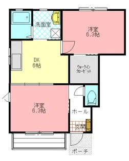 NKアムールIII【1階】の間取り