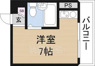 オーブ新大阪【2階】の間取り