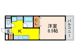 ジョイメニ-【3階】の間取り