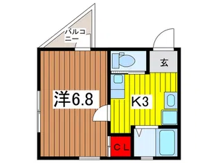 ルシア七里【3階】の間取り