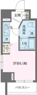 THEパームス新小岩【6階】の間取り
