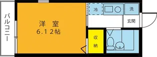 メゾン・フルール【1階】の間取り