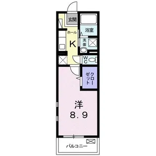 ヴェスペリア【3階】の間取り
