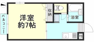 ヴィラ河原町【1階】の間取り