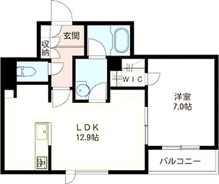 フォレナ南長崎【3階】の間取り