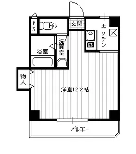 西本番町マンション【3階】の間取り