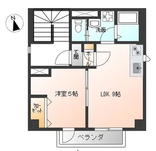 VIOLET小島【4階】の間取り