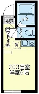 神奈川県横須賀市追浜町2【アパート】の間取り