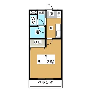 コーポアルチェ【3階】の間取り