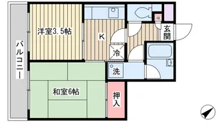 メルシー吉野【2階】の間取り